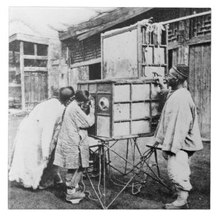 Carreau La lanterne magique, c.1870 (photo de b/w)