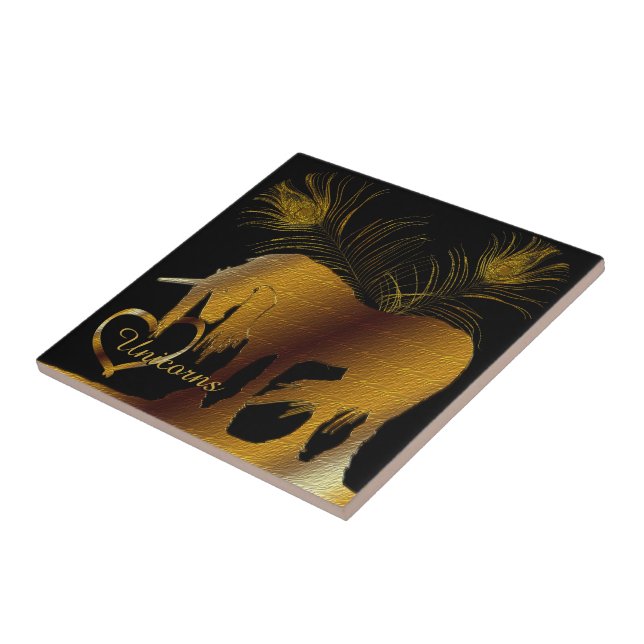 Carreau La licorne d'or (Côté)