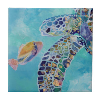 Carreau La meilleure tortue des amis et le poisson humain