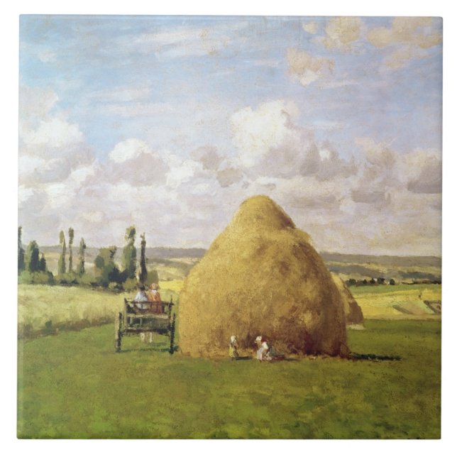 Carreau La meule de foin, Pontoise, 1873 (Devant)