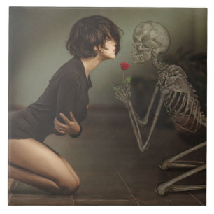 Carreau La mort et la jeune femme