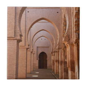 Carreau La mosquée de Tin Mal aujourd'hui en ruine et part