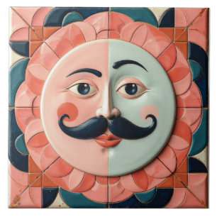 Carreau La Muse Moustachue