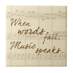 Carreau La musique parle