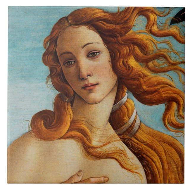 Carreau La naissance de Vénus (détail), Sandro Botticelli (Devant)