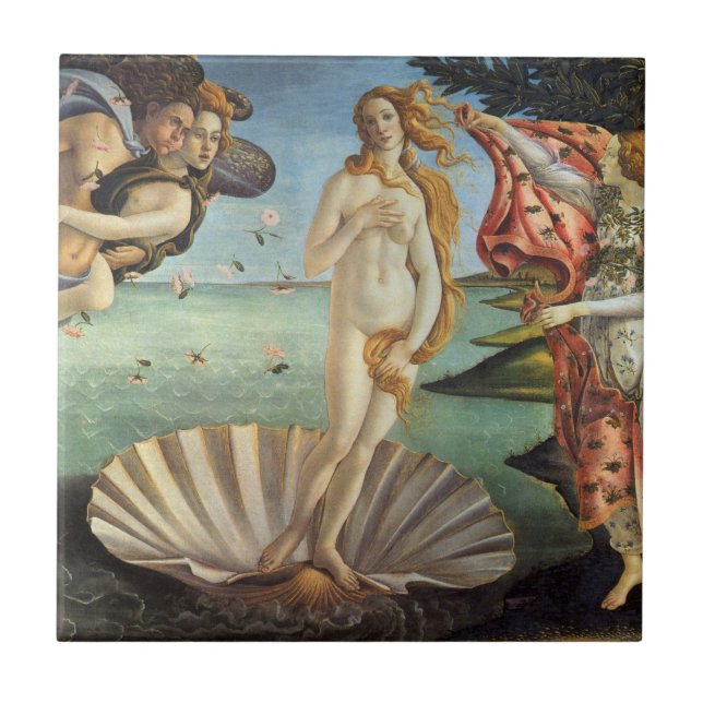 Carreau La naissance de Vénus par Sandro Botticelli (Devant)