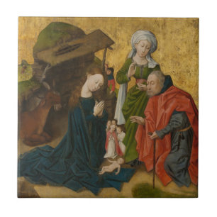 Carreau La nativité, circa 1460