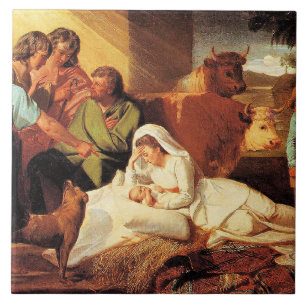 Carreau La Nativité par John Singleton Copley