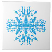 La nature bleue rustique.