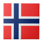 Carreau La Norvège<br><div class="desc">Drapeau                                         de la Norvège,  Norvège,  drapeau fierté de Norvège,  Norvège,  cadeaux de la Norvège,  souvenir de la Norvège,  noreg,  Norvégien,  Norge,  Scandinavie, </div>