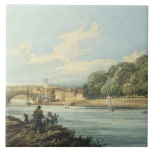 Carreau La nouvelle promenade, York, c.1798 (crayon et la