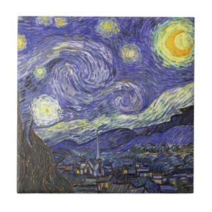 Carreau La Nuit étoilée par Vincent van Gogh