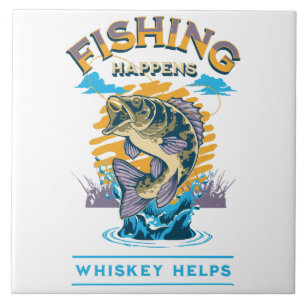 Carreau La pêche arrive. Le whisky aide!