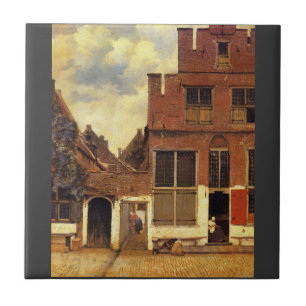 Carreau La petite rue par Johannes Vermeer