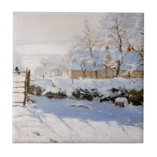 Carreau La Pie (Scène hivernale enneigée) (par Claude Mone