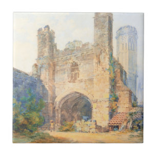 Carreau La porte de St Augustine, Cantorbéry