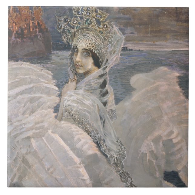 Carreau La princesse cygne (Devant)