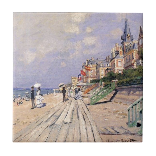 Carreau La promenade chez Trouville Claude Monet (Devant)