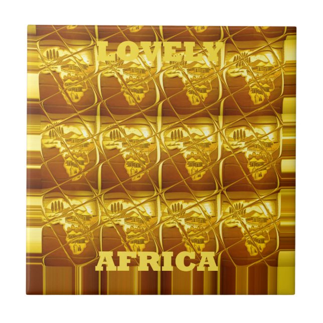 Carreau La promesse dorée de l'Afrique (Devant)