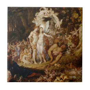 Carreau La réconciliation d'Oberon et de Titania