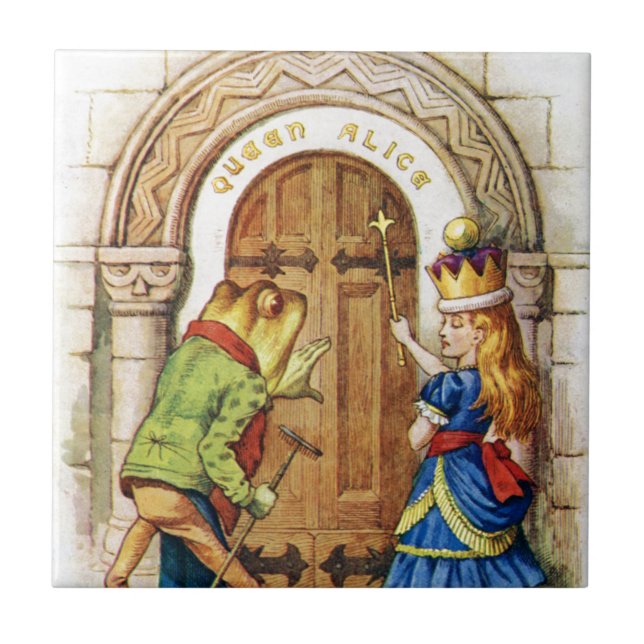 Carreau La Reine Alice et la grenouille au pays des (Devant)