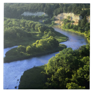 Carreau La rivière Niobrara près de Valentine Nebraska