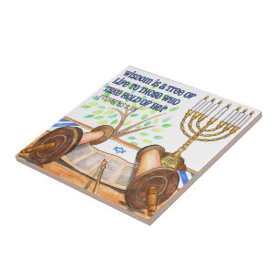 Carreau La Sagesse est un arbre de vie Carrelage / Trivet 