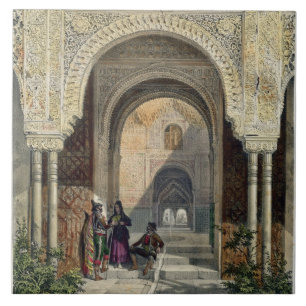 Carreau La salle des deux soeurs à Alhambra, Grana