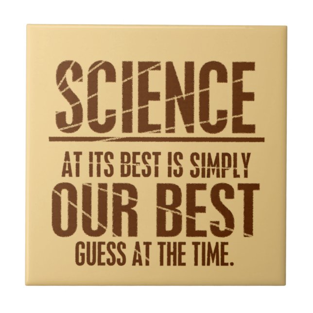 Carreau La science à son meilleur (Devant)