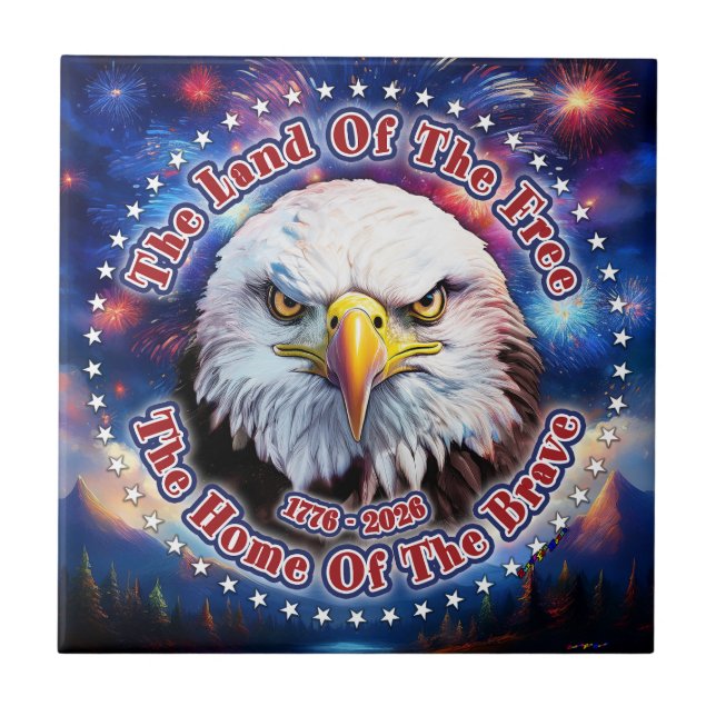 Carreau La Terre Des Hommes Libres Feu D'artifice Aigle Br (Devant)