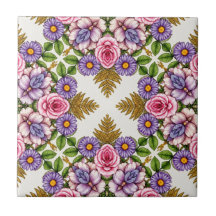 La Trésorerie Lavande | Médaillon Floral Vintage