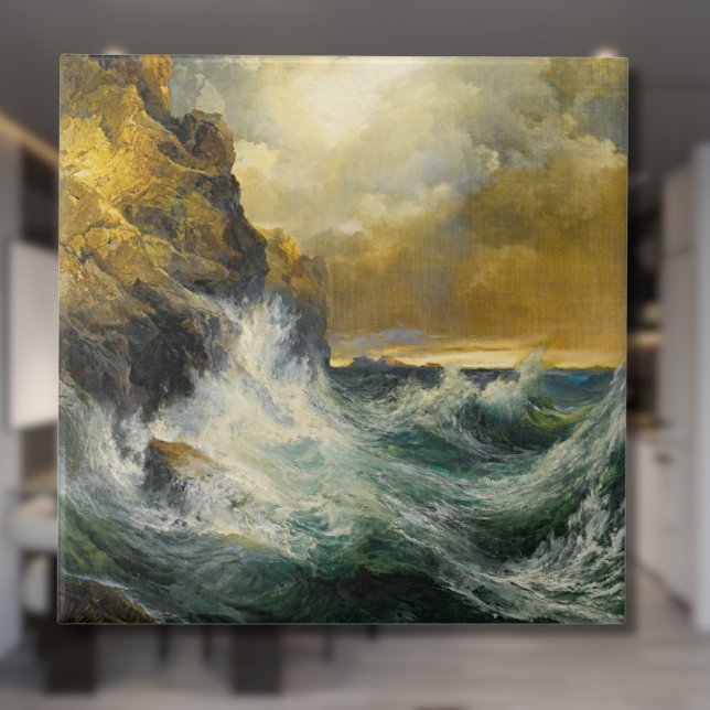 Carreau La vague de reproduction par Moran, 1909 (Créateur téléchargé)