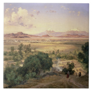 Carreau La vallée du Mexique du bas Ridge de Tacubay