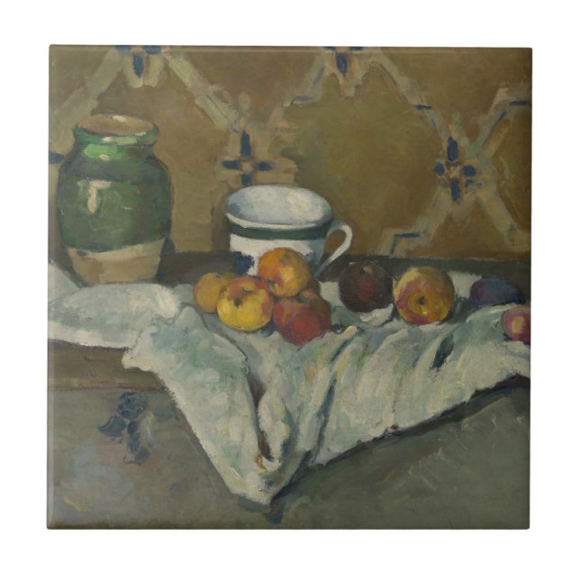 Carreau La vie de Paul Cezanne | toujours avec le pot, la (Devant)