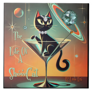 Carreau La Vie D'Une Chatte Showgirl