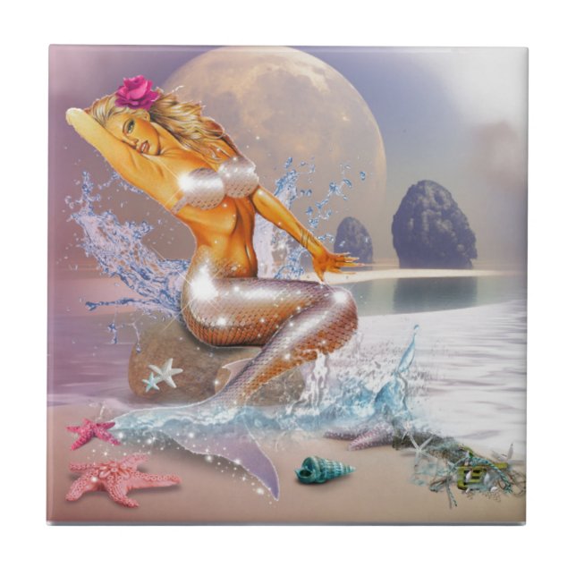 Carreau La vie en tant que sirène (Devant)