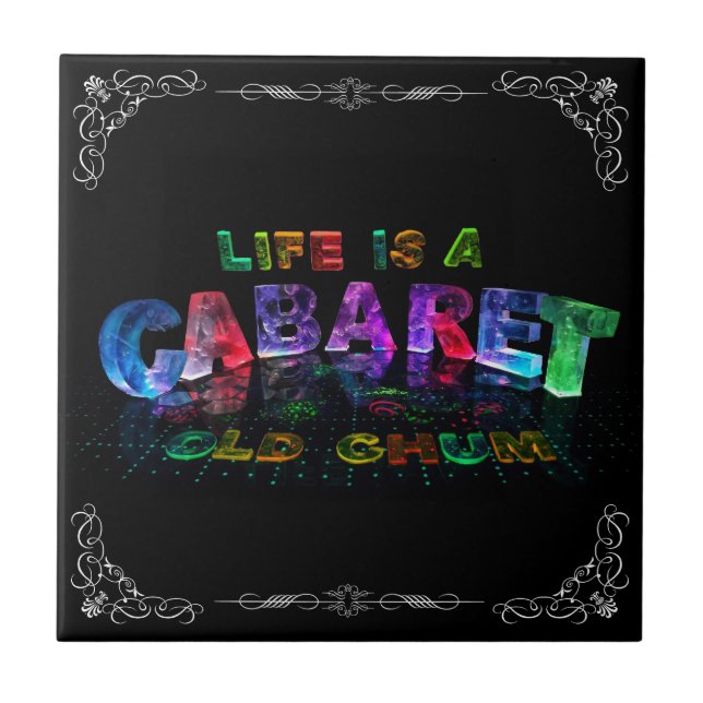 Carreau La vie est un cabaret, vieux copain (Devant)