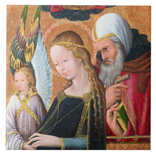 Carreau La Vierge à l'Enfant avec Saint Joseph (Devant)