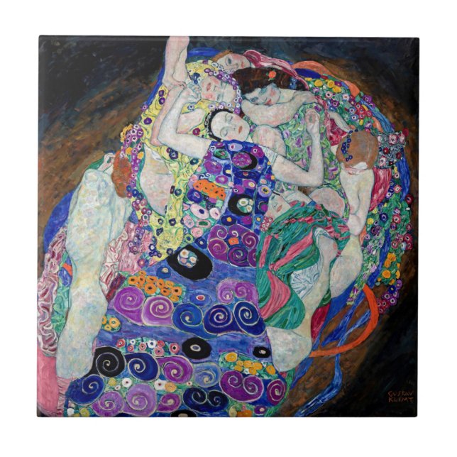 Carreau La Vierge de Gustav Klimt - Élégance intemporelle  (Devant)