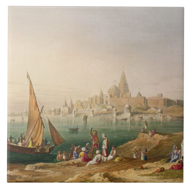 Carreau La ville et les temples sacrés de Dwarka, de (Devant)