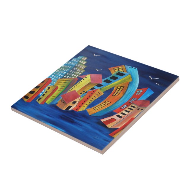 Carreau La ville flottante (Côté)