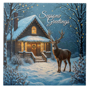 Carreau La visite de Noël enneigée de Big Buck