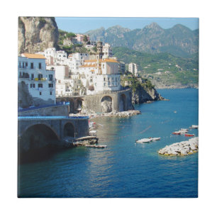 Carreau La vue d'Amalfi