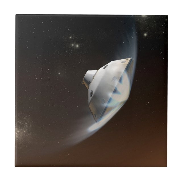 Carreau Laboratoire des sciences de Mars - Capsule Aérocoq (Devant)