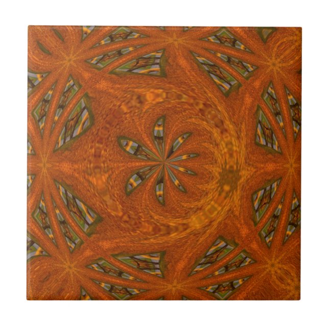 Carreau Labyrinthe d'art Abstrait (Devant)