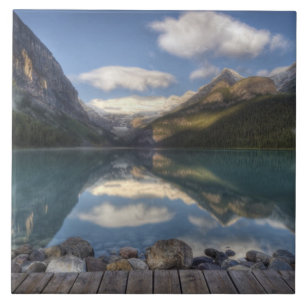 Carreau Lac Louise au lever du soleil, parc national de Ba