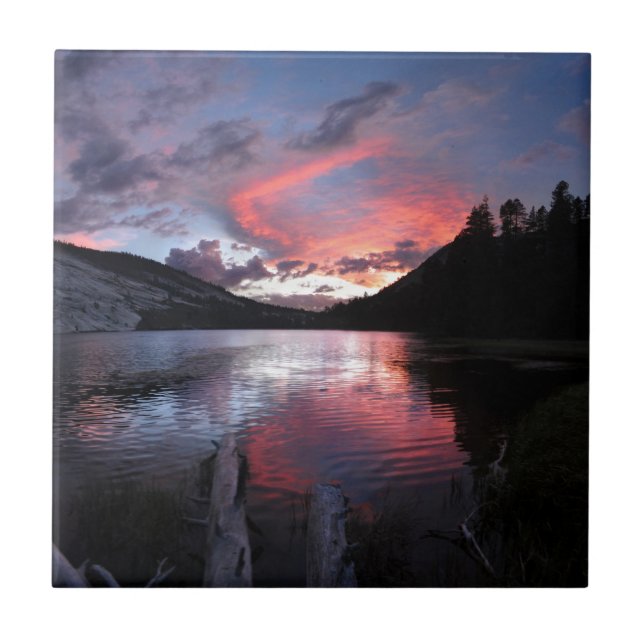 Carreau Lac Merced Sunset - Yosemite - Californie (Devant)
