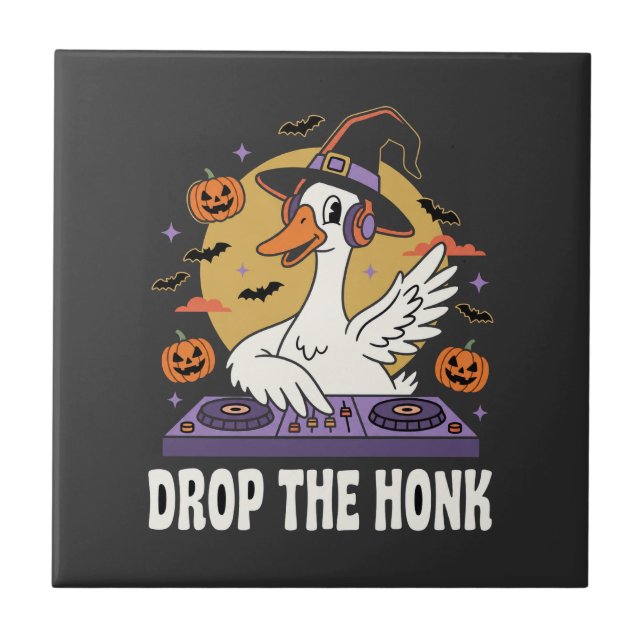Carreau Lâcher le cri Halloween DJ Goose (Devant)