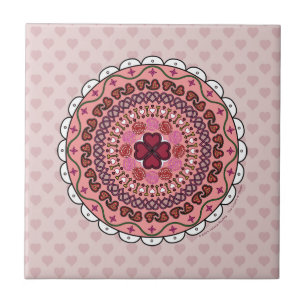 Carreau Lacy Valentine's Day Tile