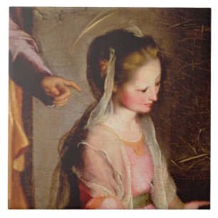 Carreau L'adoration de l'enfant, 1597